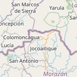 Map for location: San Fernando, El Salvador
