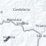 Map for location: Virginia, Honduras