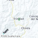 Map for location: Trinidad, Honduras