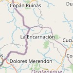 Map for location: San Fernando, Honduras
