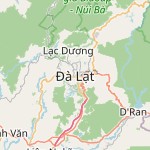 Map for location: Đà Lạt, Vietnam