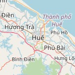 Map for location: Huế, Vietnam
