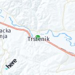 Map for location: Trstenik, Serbia