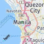 Map for location: Manila, Philippines