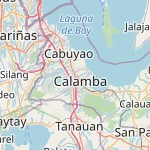 Map for location: Calamba, Philippines