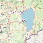 Map for location: Tiberias, Israel
