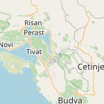 Map for location: Kotor, Montenegro