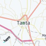 Map for location: Tanta, Egypt