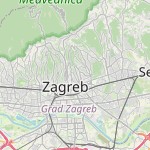 Map for location: Šalata, Croatia