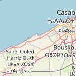 Map for location: Dar Bouazza, Morocco