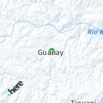 Map for location: Guanay, Bolivia