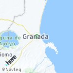 Map for location: Granada, Nicaragua