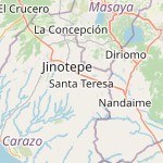 Map for location: Santa Teresa, Nicaragua