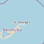 Map for location: St George, Bermuda