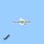 Map for location: Fuvahmulah, Maldives