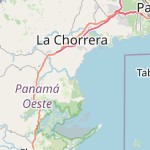 Map for location: Playa Leona, Panama