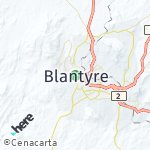 Map for location: Blantyre, Malawi