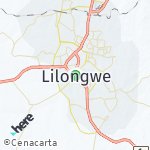 Map for location: Lilongwe, Malawi