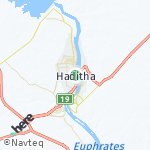 Map for location: Haditha, Iraq