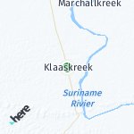 Map for location: Klaaskreek, Suriname