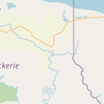Map for location: Wageningen, Suriname