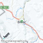 Map for location: Bihac, Bosnia and Herzegovina