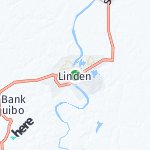 Map for location: Linden, Guyana