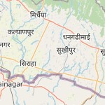Map for location: Gauripur, Nepal