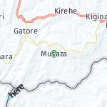 Map for location: Musaza, Rwanda