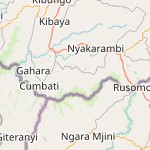Map for location: Musaza, Rwanda
