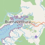 Map for location: Punta del Este, Colombia