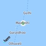Map for location: Maafushi, Maldives