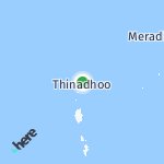Map for location: Thinadhoo, Maldives