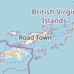 Map for location: Road Town, British Virgin Islands
