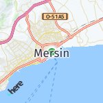 Map for location: Mersin, Turkiye