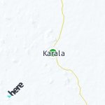 Map for location: Karala, Guinea
