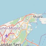 Map for location: Kampung Tanah Jambu, Brunei Darussalam