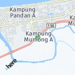 Map for location: Kampung Mumong A, Brunei Darussalam