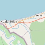 Map for location: Kampung Mumong B, Brunei Darussalam
