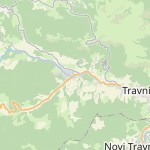 Map for location: Turbe, Bosnia and Herzegovina