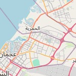 Map for location: Jurf Industrial 1, United Arab Emirates
