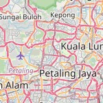 Map for location: Bandar Utama 1, Malaysia