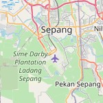 Map for location: KLIA, Malaysia