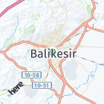 Map for location: Balikesir, Turkiye