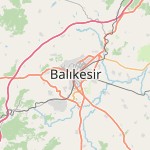 Map for location: Balikesir, Turkiye