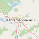 Map for location: Kahramanmaras, Turkiye