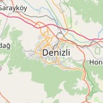 Map for location: Denizli, Turkiye