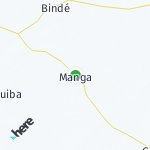 Map for location: Manga, Burkina Faso