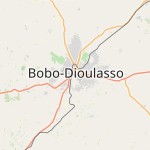 Map for location: Bobo-Dioulasso, Burkina Faso