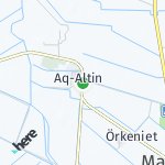 Map for location: Aq-Altin, Kazakhstan